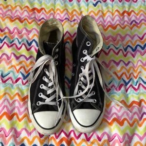 CONVERSE black and white high tops